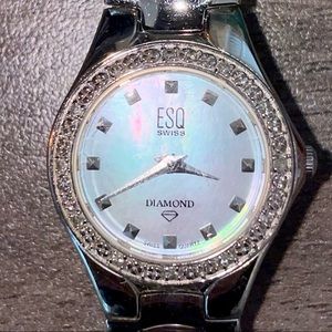 ESQ Swiss Stainless Steel Quartz Face Women’s Watch